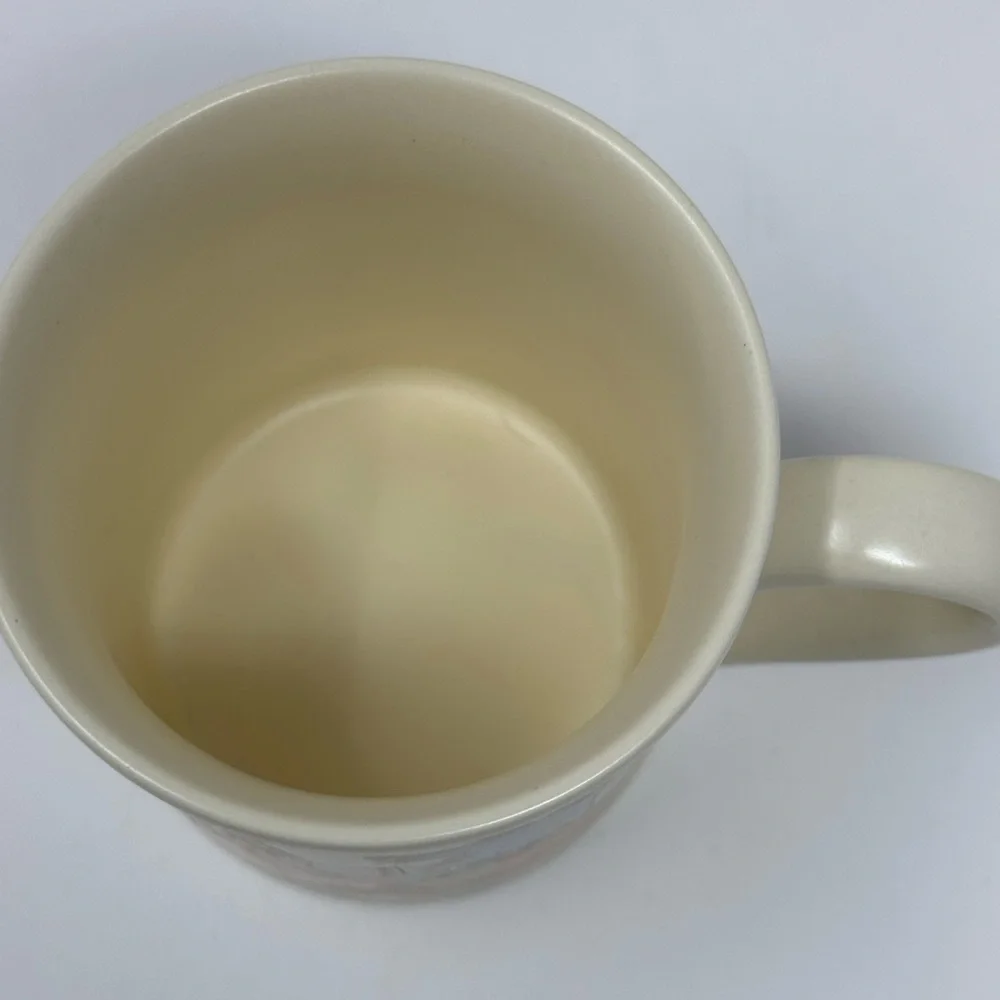 1990 Country Kids Watkins Collector Mug Sharing is Fun with coaster/lid #6184 K0